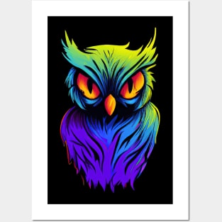 Halloween Owl Magic Spooky Posters and Art